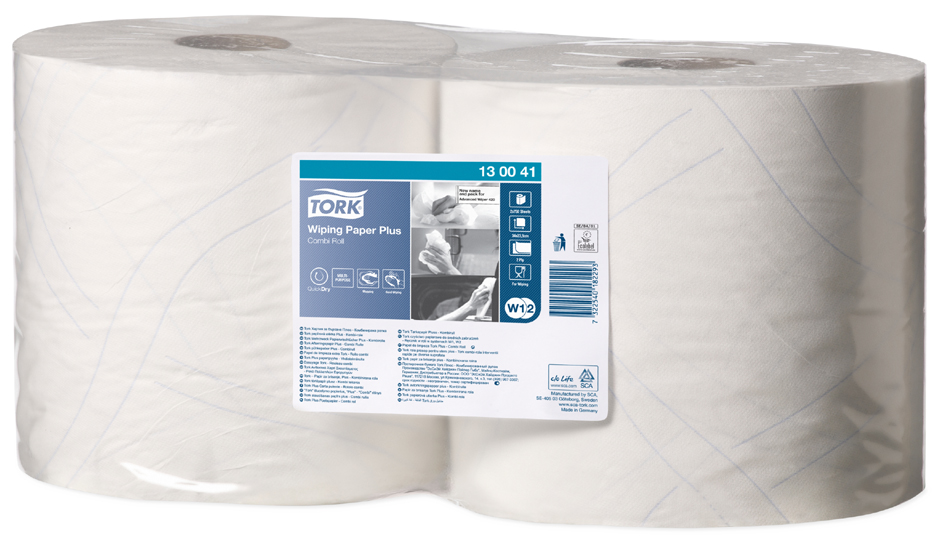TORK Rouleau nettoyant multi-usage, 2 couches, 255 m, blanc