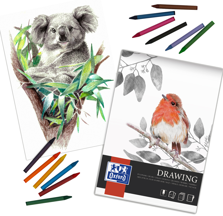 Oxford Art Bloc de dessin 'Drawing', A3, 160 g/m2
