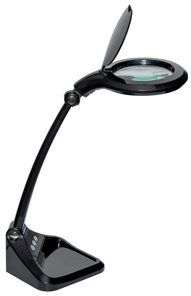 MAUL Lampe loupe à LED MAULiris, dimmable, noir