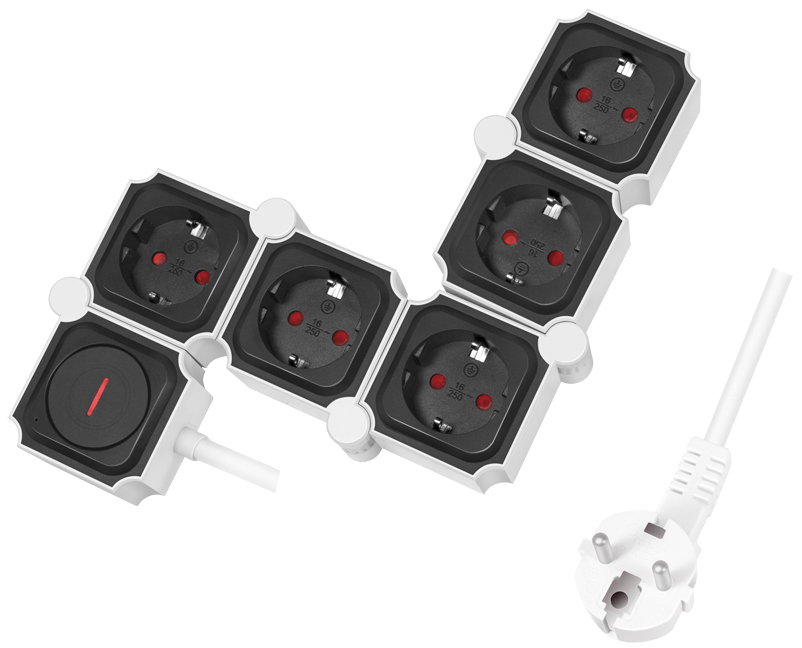 Multiprises, 5 prises