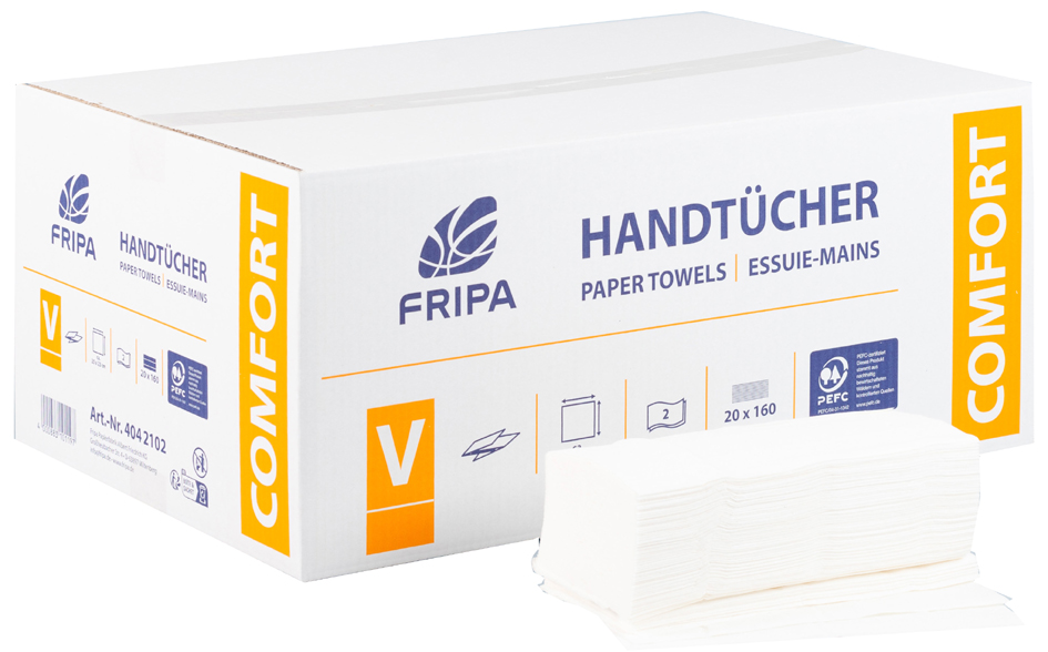 Essuie-mains COMFORT, pli en V