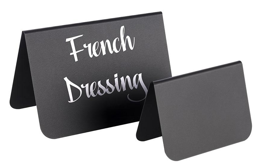 Présentoirs de table plastique, droit