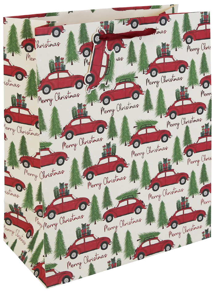 Clairefontaine Sac cadeau de Noël 'Voiture de Noël'