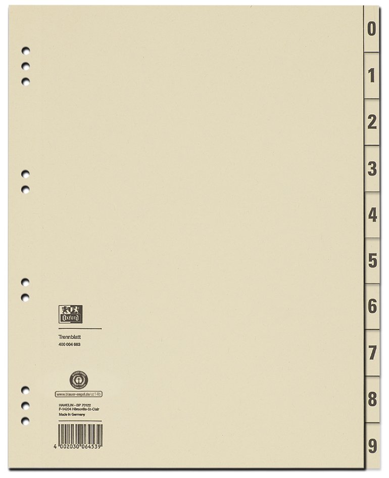 Intercalaires - 230 g/m2