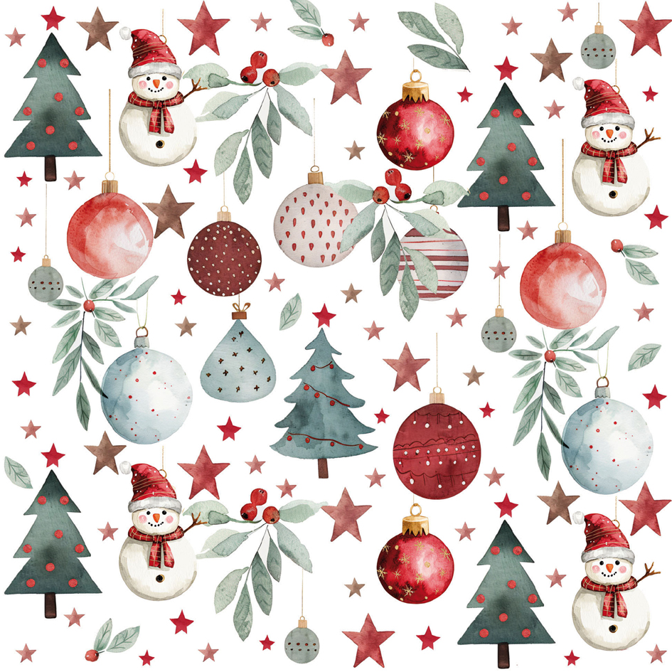 PAPSTAR Serviette à motif de Noël 'Cold Winter'