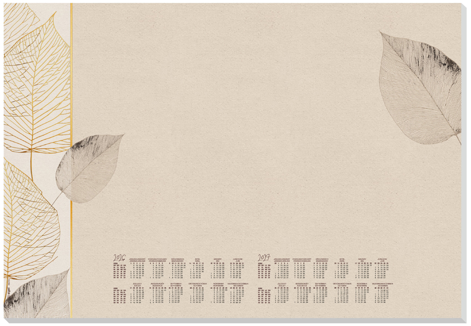 sigel Sous-main bloc papier 'Natural Leaves', 595 x 410 mm