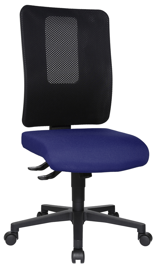 Chaise de bureau pivotante "Open X (N)", bleu
