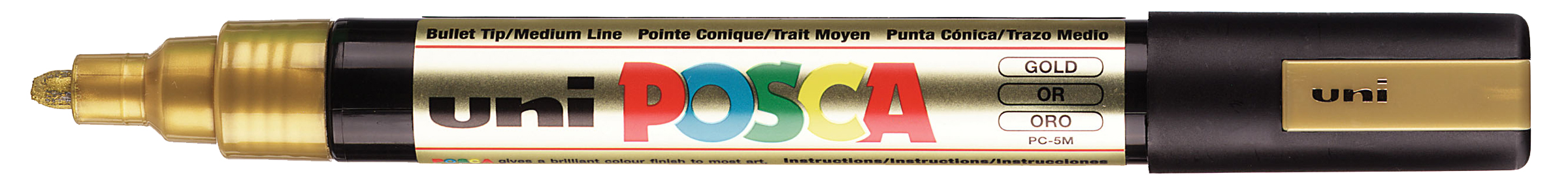 POSCA Marqueur à pigment PC-5M, or