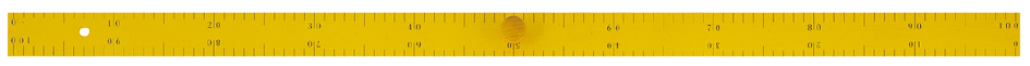 Wonday Règle pour tableau, longueur: 1 m, en bois