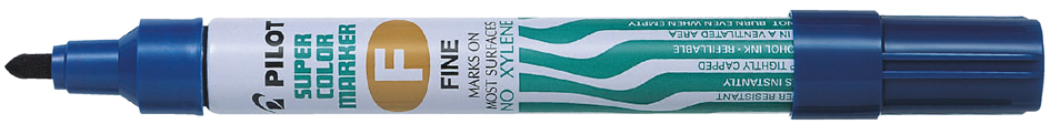 PILOT Marqueur permanent SUPER COLOR FINE, bleu
