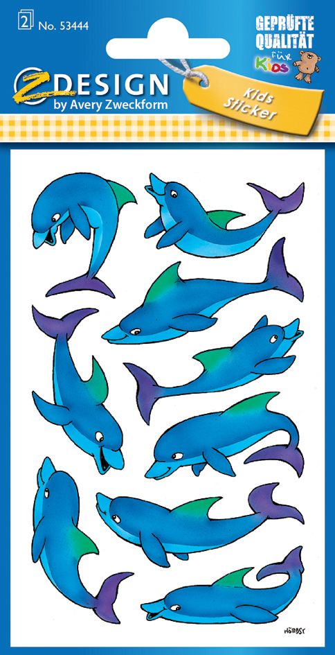 AVERY Zweckform Sticker ZDesign KIDS 'Dauphins'
