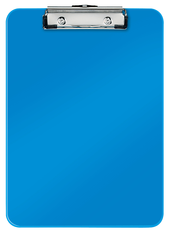 LEITZ Porte-bloc WOW, A4, en polystyrène, bleu métallique