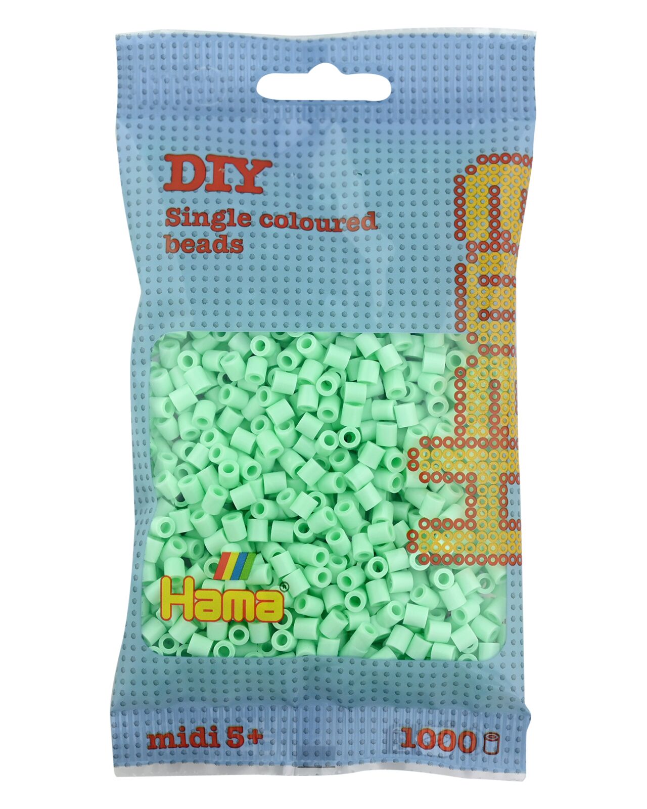 Hama Perles à repasser midi, sachet, menthe pastel