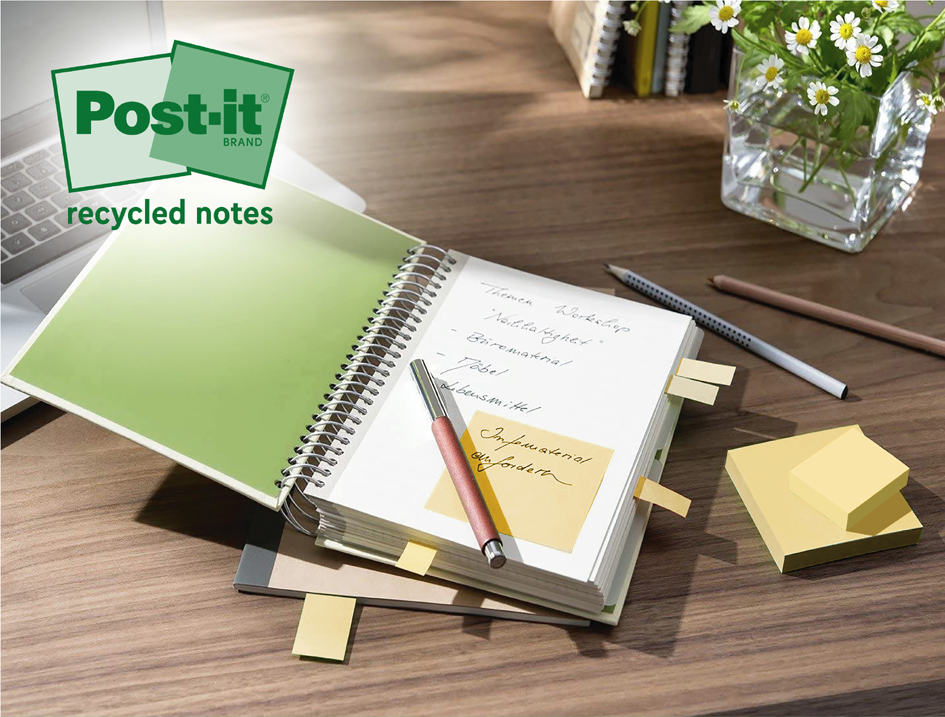 Notes adhésive recyclés, Z-Notes