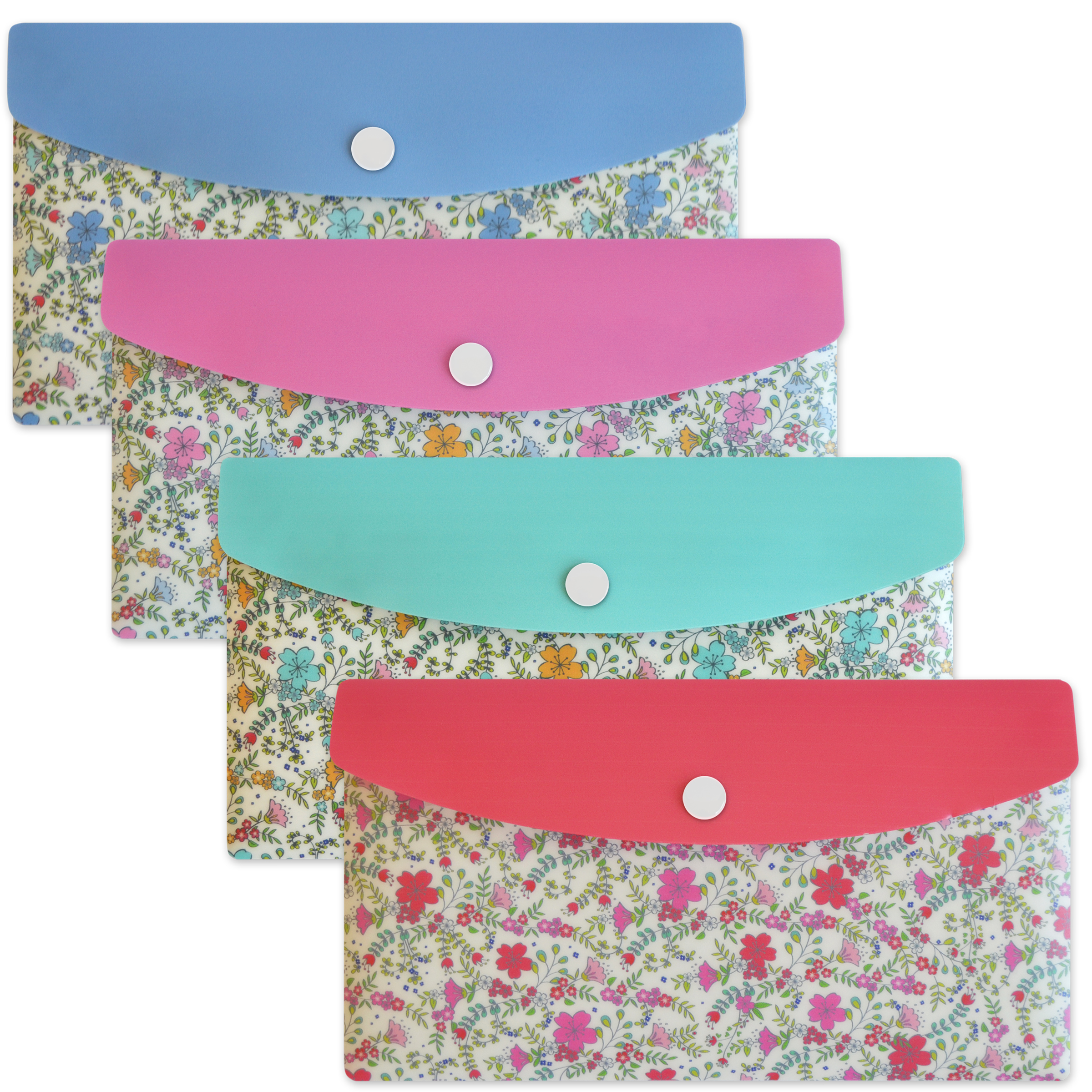 Pochettes, bouton-poussoir