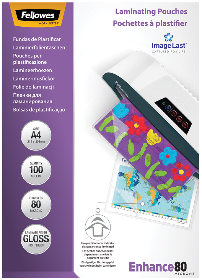 Fellowes Pochette de plastification, A3, brillante
