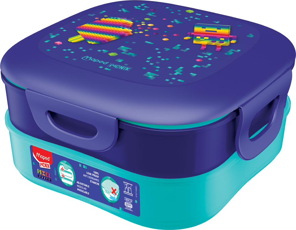 Maped Boîte à déjeuner KIDS CONCEPT PIXEL PARTY, 1,4 l