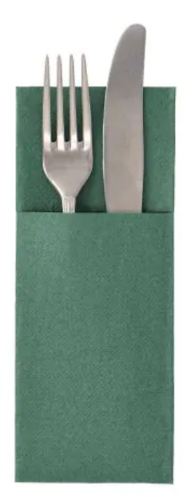 Serviette pochette "ROYAL Collection", vert foncé
