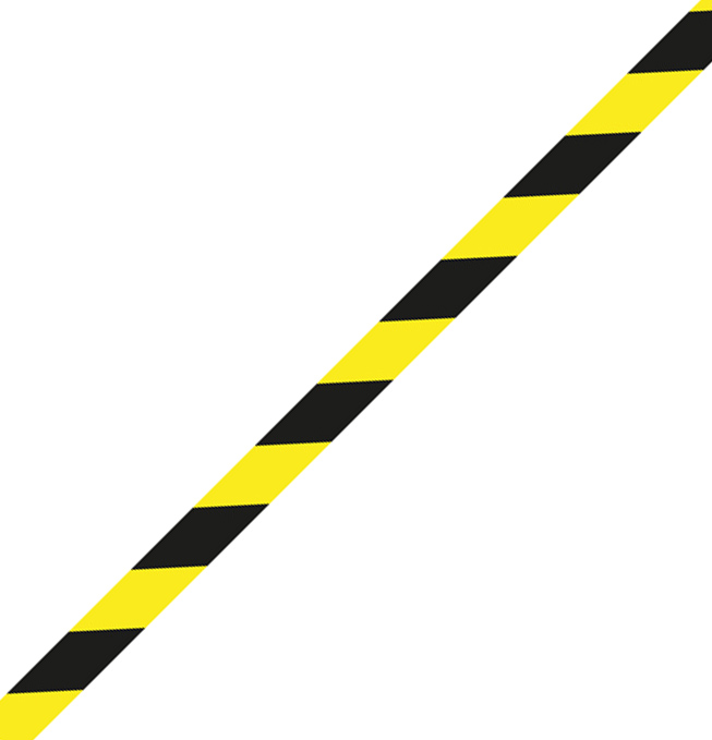 Bandes de marquage au sol, 2 couleurs