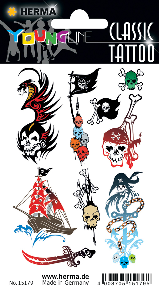 HERMA CLASSIC Tatouages 'Colour Pirats'