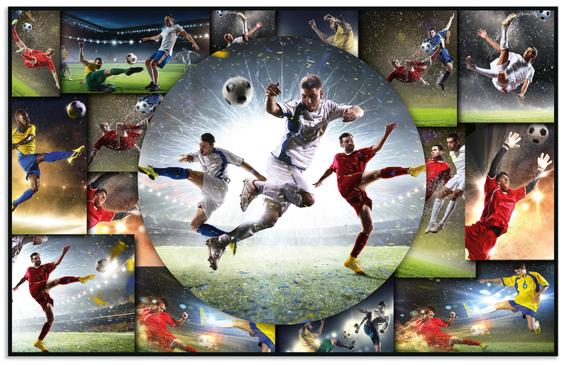 Sous-main football, verso