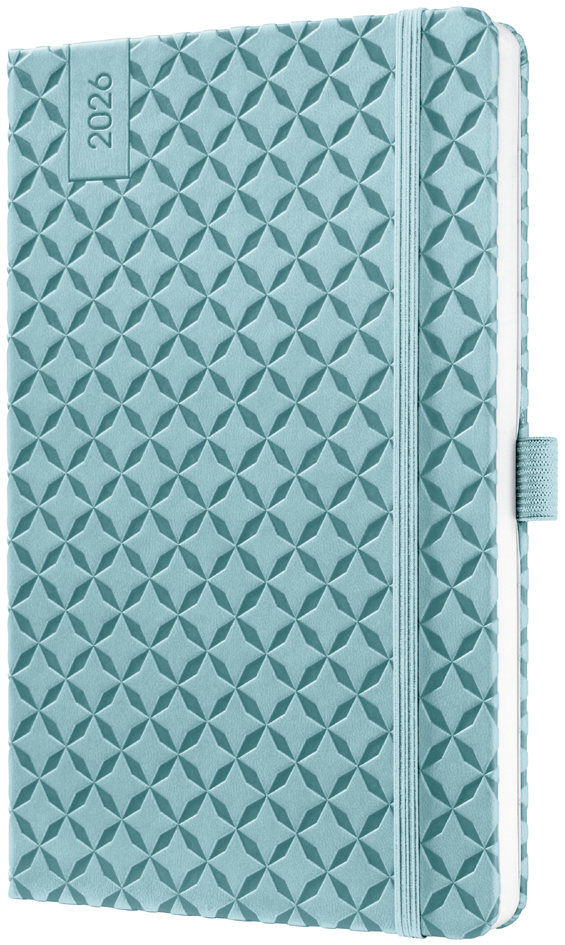 sigel Agenda de poche Jolie Flair 2026, A5, bleu ciel