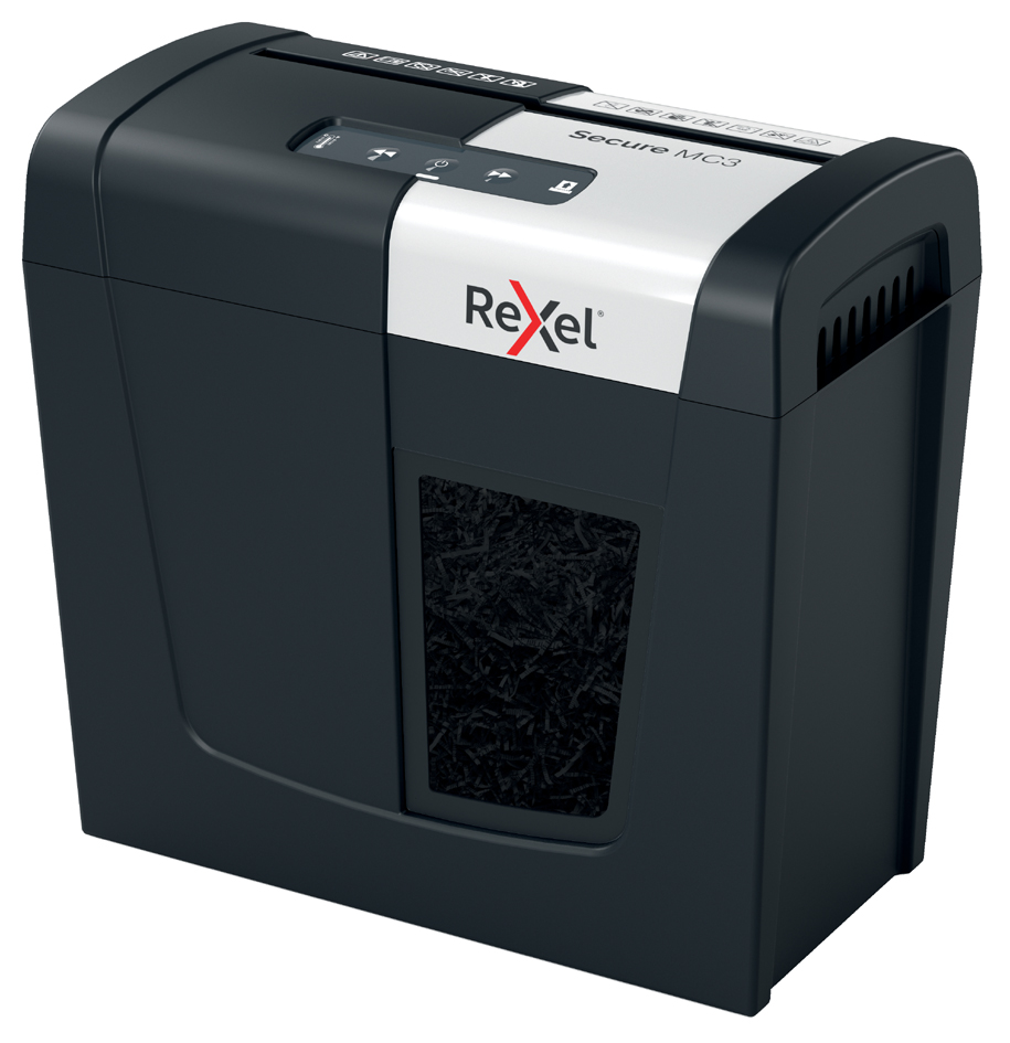 REXEL Destructeur de documents Secure MC3, particules 2x15mm