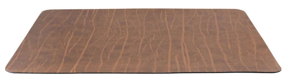 Securit Set de table 'RUGA', en cuir véritable, marron