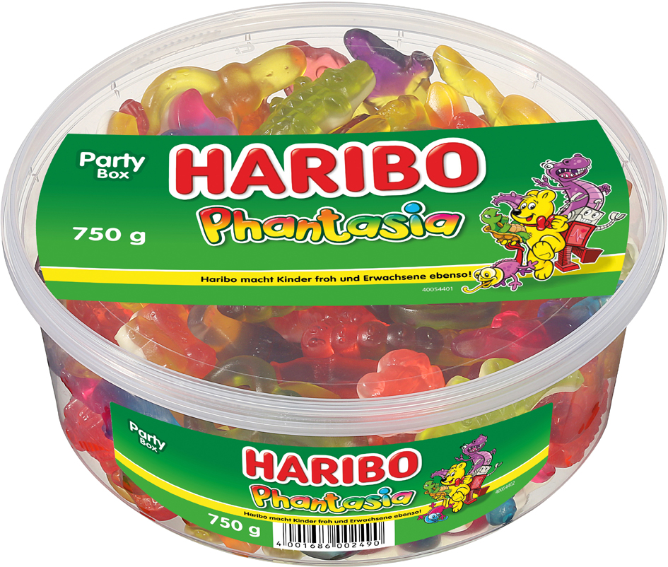Bonbons gélifiés, boîte