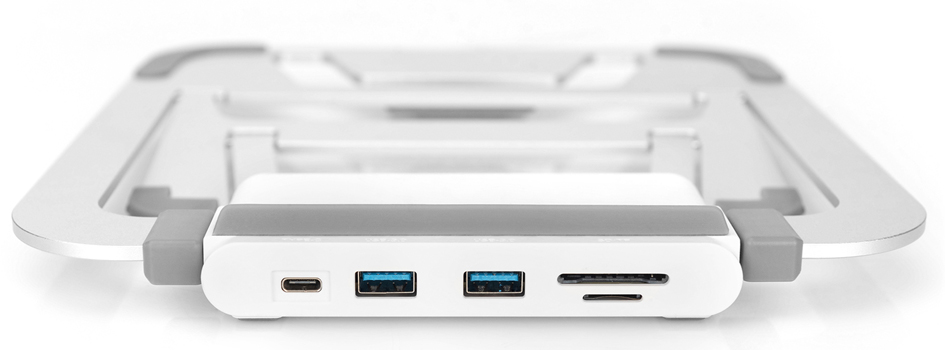 Support pour ordinateur portable avec station d'accueil USB-C intégrée