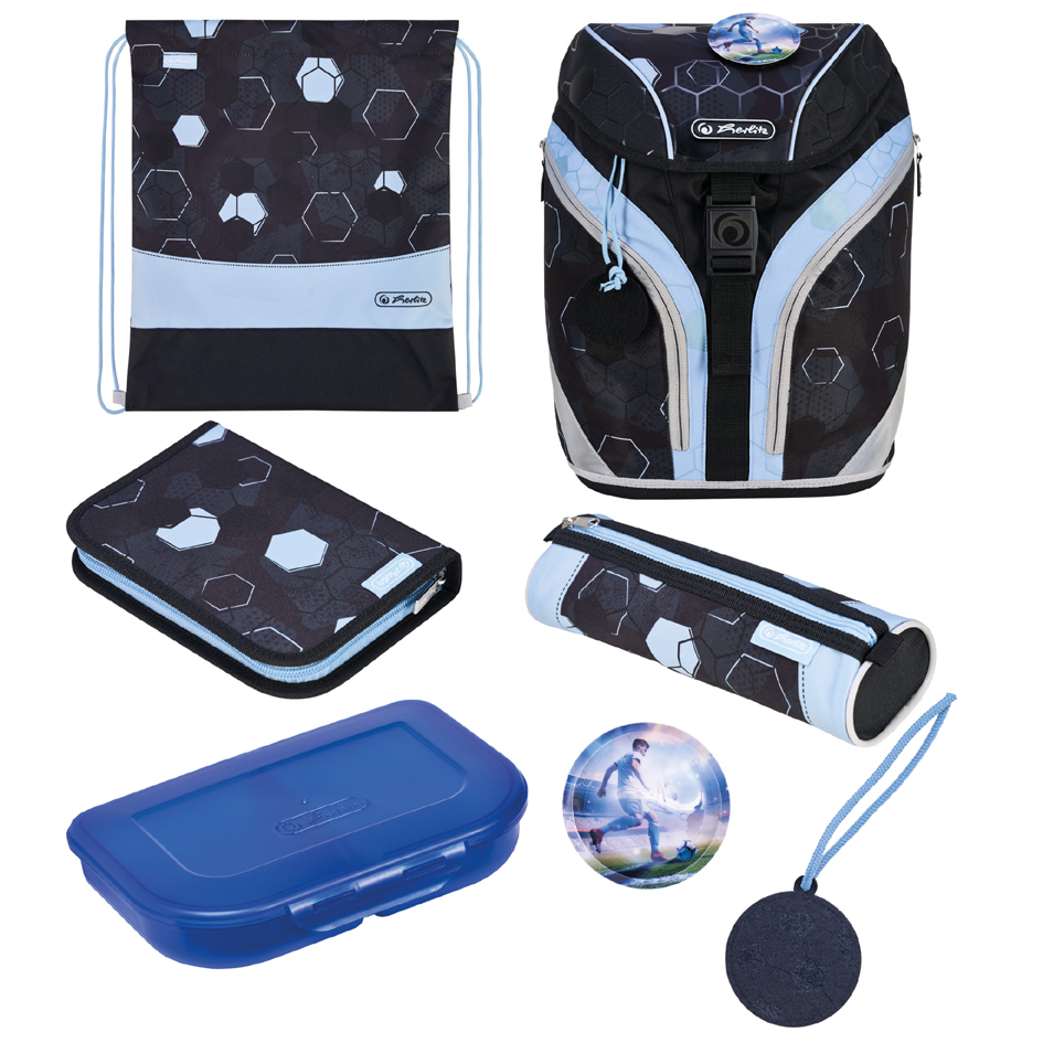 Cartable SoftLight Plus "Cyber Soccer" - incl. accessoires