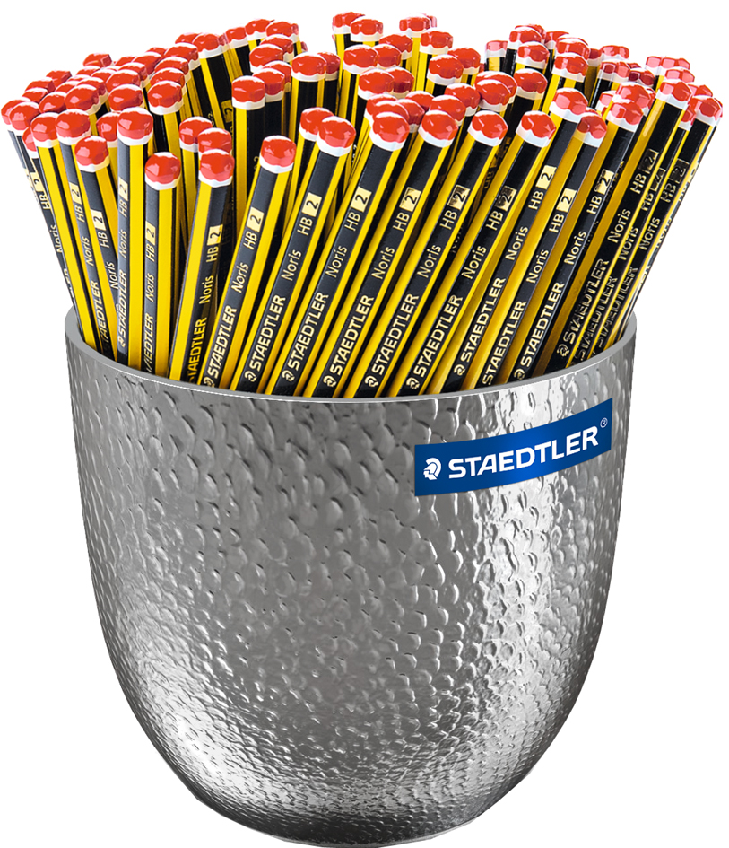 STAEDTLER Crayon Noris, hexagonal, pot de fleurs de 144