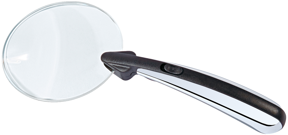 WEDO Loupe avec lumière à LED, ronde, sans cadre