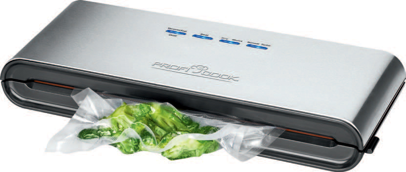 Visuel de référence: Utilisation de l'appareil d'emballage sous vide PC-VK 1080