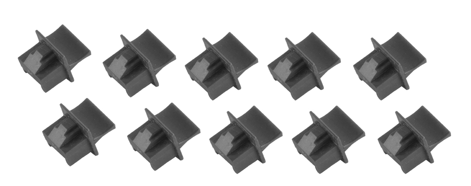 shiverpeaks Capuchon de protection pour fiche RJ45, noir