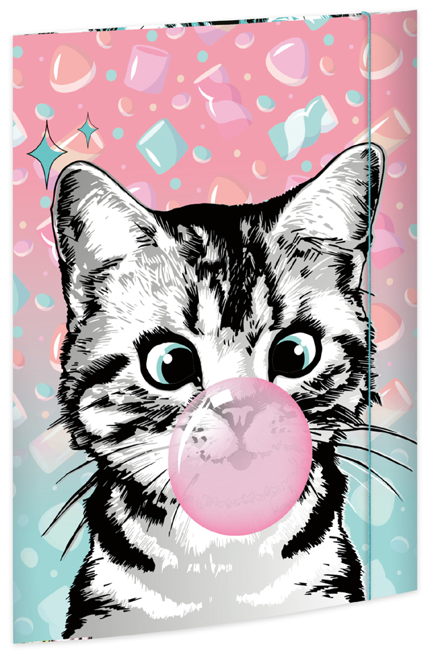 RNK Verlag Carton à dessin 'Sweet Cat', carton, A3