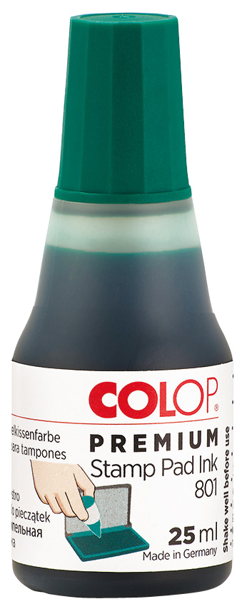 COLOP Encre tampon '801' pour cassette d'encrage, vert