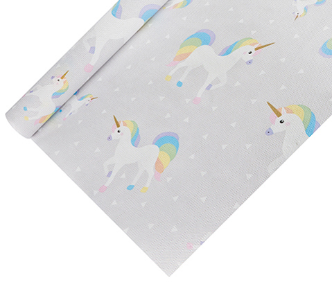 PAPSTAR Nappe à motif 'licorne', laqué, en papier