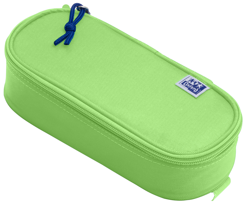 Oxford Trousse, polyester, oval, vert clair