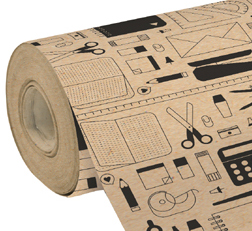 Papiers cadeau de comptoir, motifs