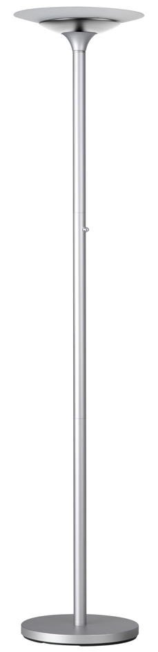 UNiLUX Lampadaire à LED VARIAGLASS, couleur: gris métallisé