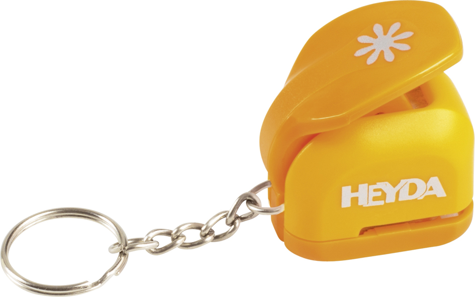 HEYDA Perforateur à motif mini 'fleur', avec porte-clé