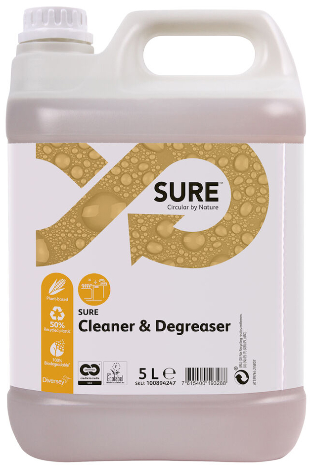 SURE Dégraissant 'Cleaner & Degreaser', 5 litres