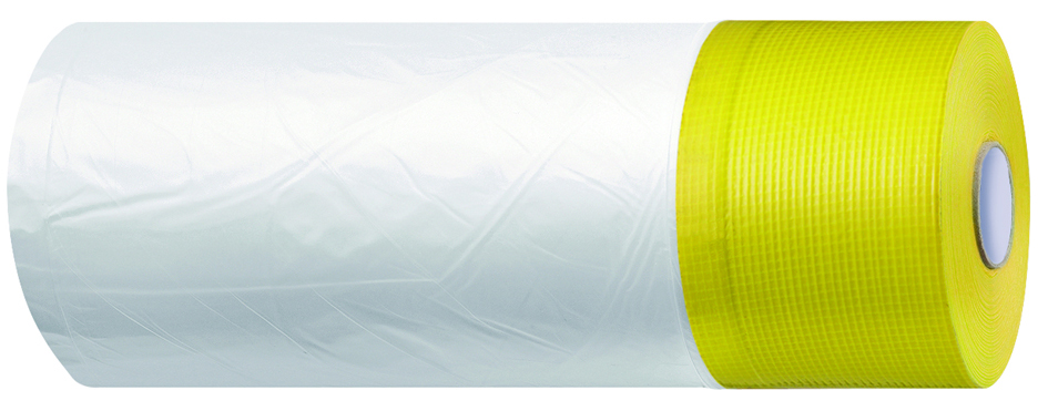 WESTEX Kombi Mask Ruban toile 2en1, 1.400 mm x 20 m, jaune