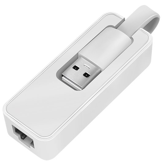 LogiLink Adaptateur USB 2.0 vers RJ45 Fast Ethernet, blanc