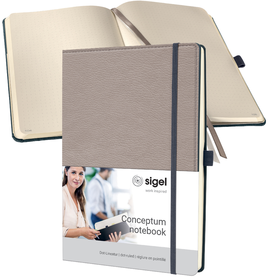 sigel Carnet de notes Conceptum Design Casual, A4, beige