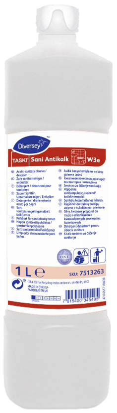 TASKI Nettoyant sanitaire 'Sani Anticalcaire' W3e, 1 litre