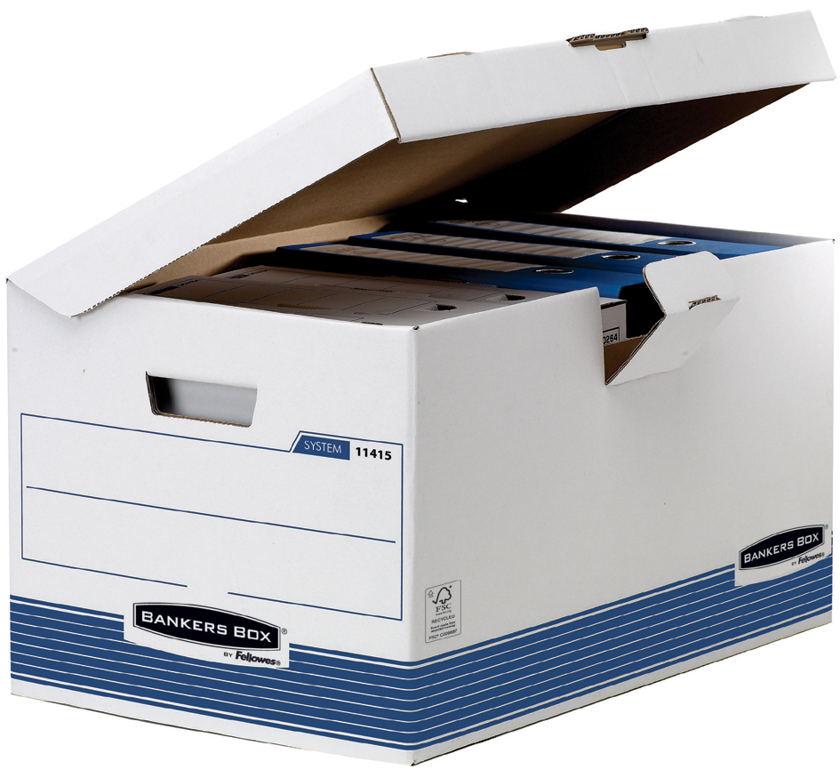 Fellowes BANKERS BOX SYSTEM Boîte d'archives avec couvercle