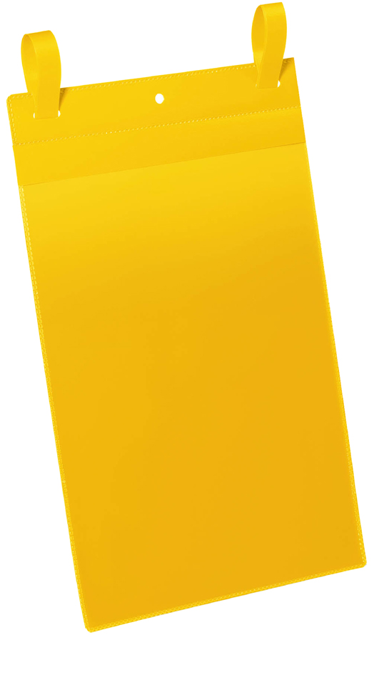 DURABLE Pochette pour casier en treillis, A4 portrait, jaune
