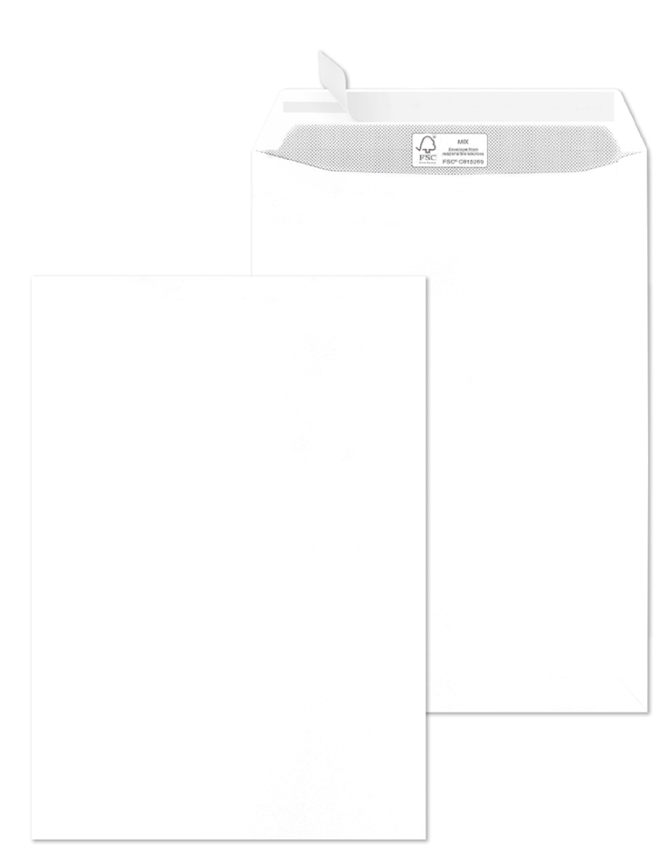 Pochette d'expédition B4, avec fenêtre à gauche
